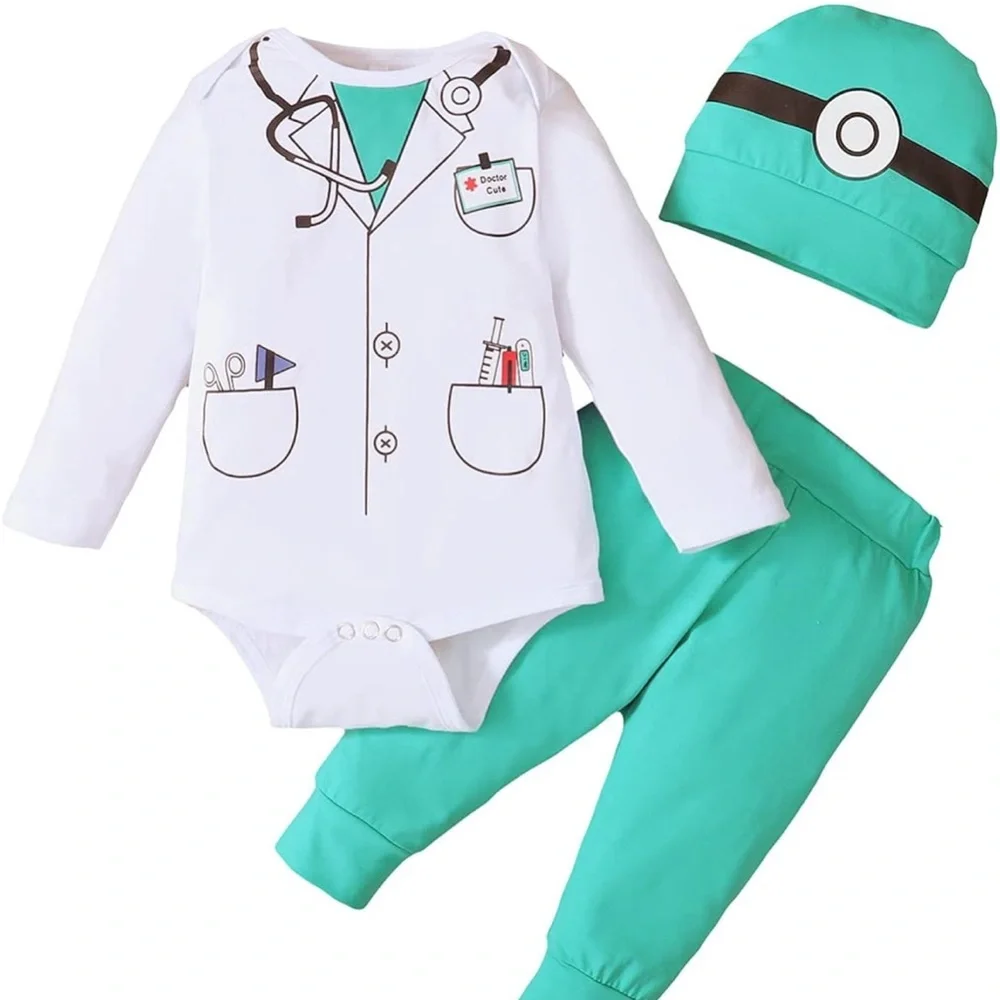 3 Piece Doctor Costume for Baby/Toddler